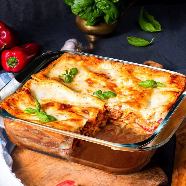 Alt view image 7 of 7 - KitchenKey 2.4QT Square Glass Baking Dishes, 9x9In Square Baking Dish, Glass Baking Dish for Oven