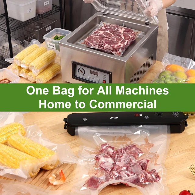 Alt view image 6 of 7 - Vacuum Sealer Bags for Food Storage, 11" x 16" Vacuum Seal Bags, 50 Count | 3Mil Embossed BPA-Free Puncture-Resistant Bags, Universal Fit for Sous Vide, Meal Prep, Freezer Storage & Food Preservation