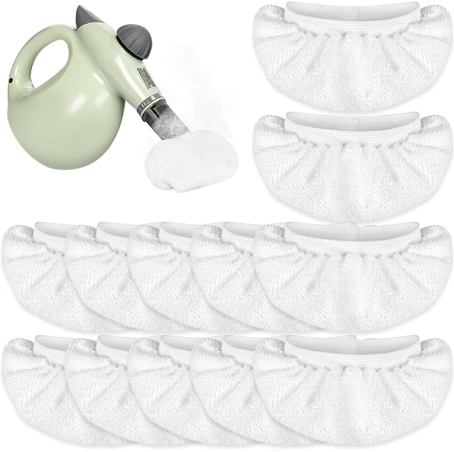 Main image of 12 Pack Microfiber Cloth Fit for Handheld Steam Shot | High Density Microfiber | Compatible with Handheld Steamer Window Clean Tool | For Bissell, WSRYYCC, Phueut, etc.