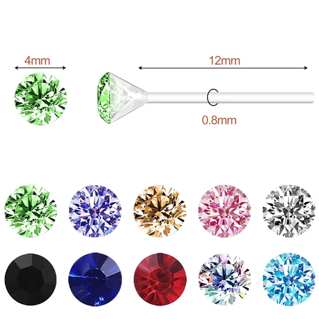 Alt view image 2 of 7 - Plastic Post Earrings for Women Silicone Earrings Acrylic Earrings 80Pcs | Stud Earrings for Women Hypoallergenic Earrings with Plastic Posts Plastic Stud Earrings Waterproof Earrings for Swimming