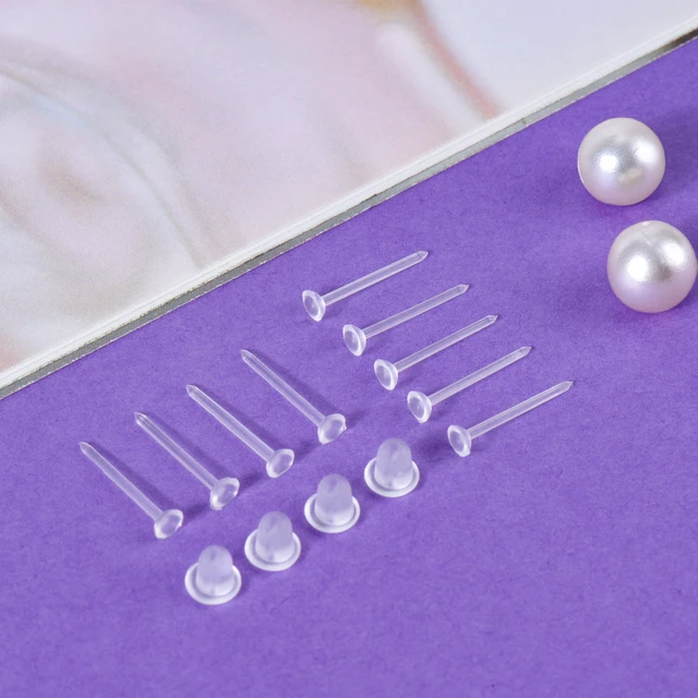 Alt view image 5 of 7 - Clear Earrings for Sports/Work Silicone Invisible Earrings100Pcs