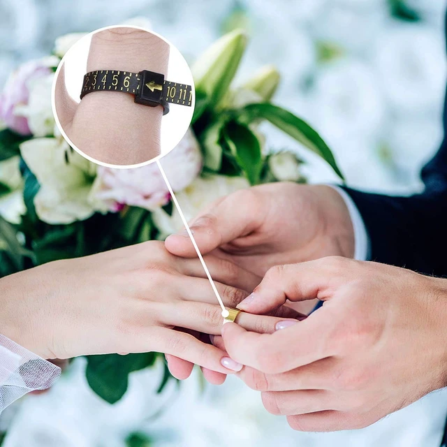 Alt view image 3 of 4 - Ring Sizer Measuring Set Reusable Finger Size Gauge Measure Tool Jewelry Sizing Tools 1-17 USA Rings Size