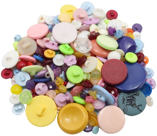 Main image of About 300 Pcs Mushroom Resion Buttons for Crafts, 4 Holes Assorted Sizes Resin Buttons, for Crafting, Arts, DIY, Decoration, Sewing (Mushroom)