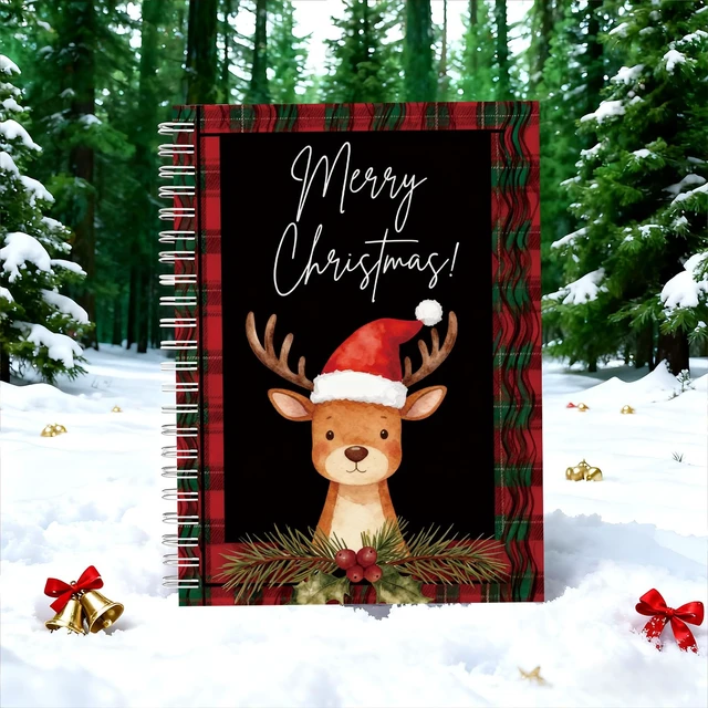 Alt view image 6 of 7 - Christmas Gift Card Book - Surprises on Every Page, DIY Spiral-Bound Merry Christmas College Survival Kit, Greeting Card Book for Students & Graduation Gifts (S27)