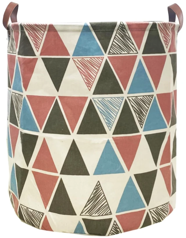 Main image of Waterproof Laundry Hamper Collapsible Laundry Basket Leather Handle Laundry Bag Large Clothes Storage Toy Organization for Bathroom Bedroom Laundryroom College Dorms