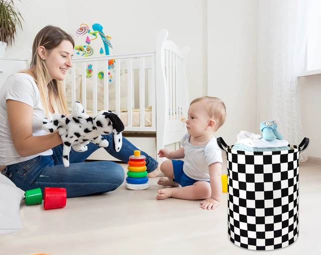 Alt view image 3 of 7 - Boys Laundry Basket hamper Kids Hamper Car Toy Organizer Bins for Room Decor,Gift Basket for Bedroom(Racing Flag)