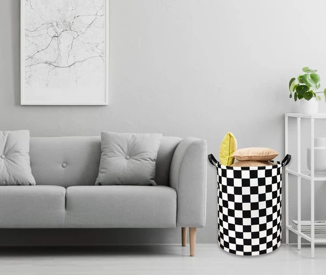 Alt view image 5 of 7 - Boys Laundry Basket hamper Kids Hamper Car Toy Organizer Bins for Room Decor,Gift Basket for Bedroom(Racing Flag)