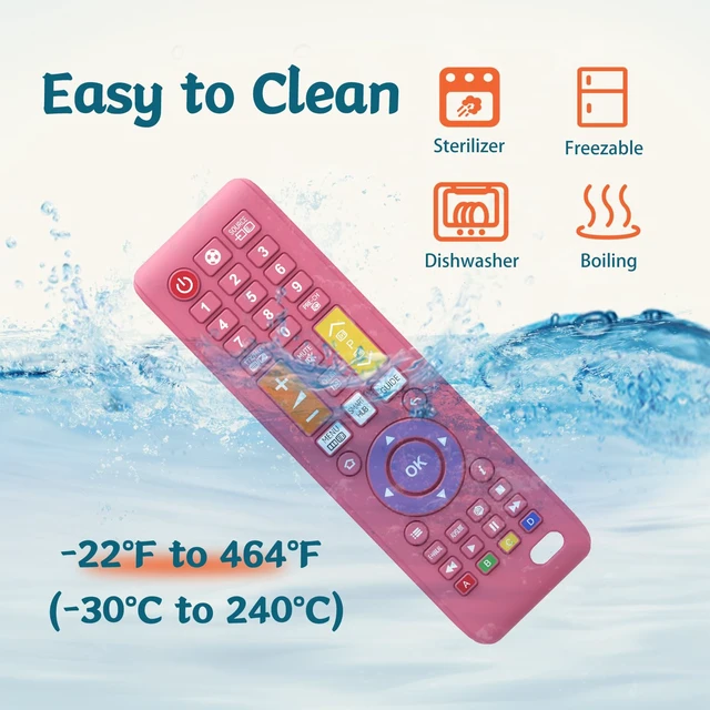 Alt view image 7 of 7 - Baby Remote Teething Toys for 0-6, 6-12 Months Girls | Silicone 3-24 Months Baby Girl Toys, TV Remote Control Shape Teether Toys for Baby and Infants