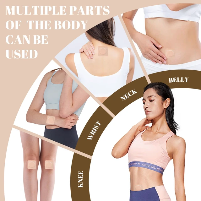 Alt view image 5 of 7 - 48PCS Castor Oil Patches, Castor Oil Pack Wrap, Belly Button Patch | Organic Cotton, Breathable & Self-Adhesive Pads, Anti Leakage, No Wash, Portable, Without Castor Oil, Beige