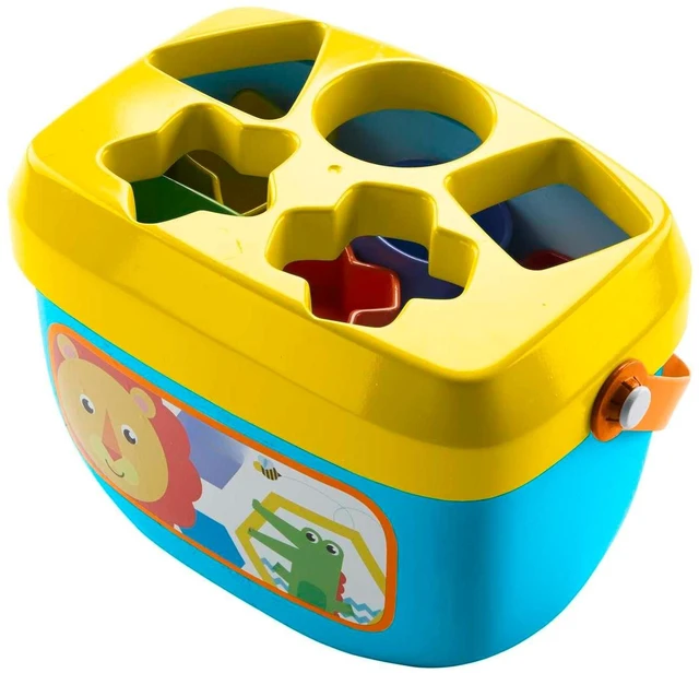 Alt view image 5 of 6 - Babys First Blocks, Baby Toy | Stacking Toy Set of 10 Shapes with Storage Bucket, Sorting Play for Infants Ages 6+ Months