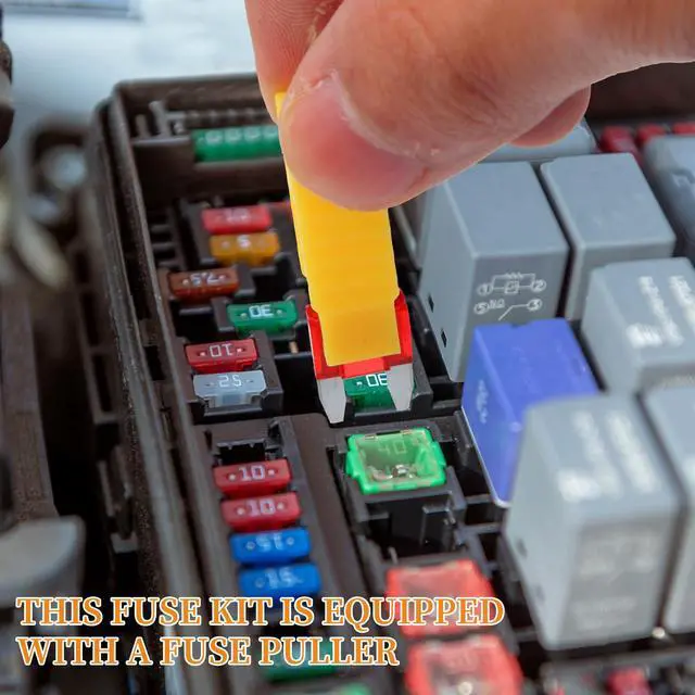 Alt view image 6 of 7 - 120 Pieces Mini Fuse Kit, Car Fuse Assortment Kit, Mini Blade Fuses Automotive for Car, RV, Truck, Marine, Motorcycle, Auto Accessories(2A/3A/5A/7.5A/10A/15A/20A/25A/30A/35A)