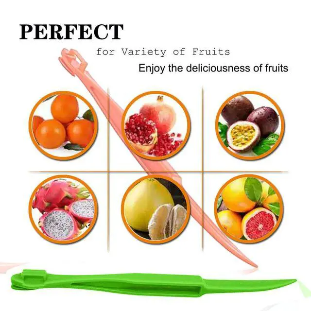 Alt view image 5 of 7 - Orange Peeler Tools Citrus Peel Cutter Easy Fruit Vegetable Slicer Lemon Opener Remover Fruit Tool Kitchen Utensils Gadgets (2PCS Orange)