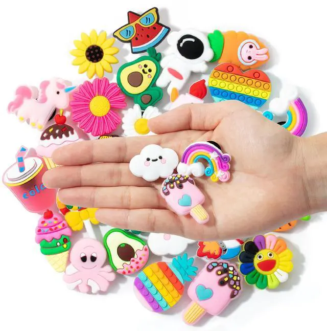 Alt view image 5 of 6 - - Different Charms, 30 Pack, PVC Random Cute Charms | Decoration Charms for DIY Crafts, Keychains, Party Favors, Scrapbooking & Decorations