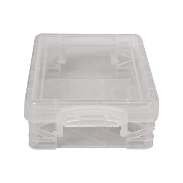 Alt view image 5 of 7 - Super Stacker Crayon and Chalk Box, 3.5in x 4.75 in x 1.5 in, 1 Box | Assorted colors that may ship are shown in images, Snap-tight lid and handles, Stackable design