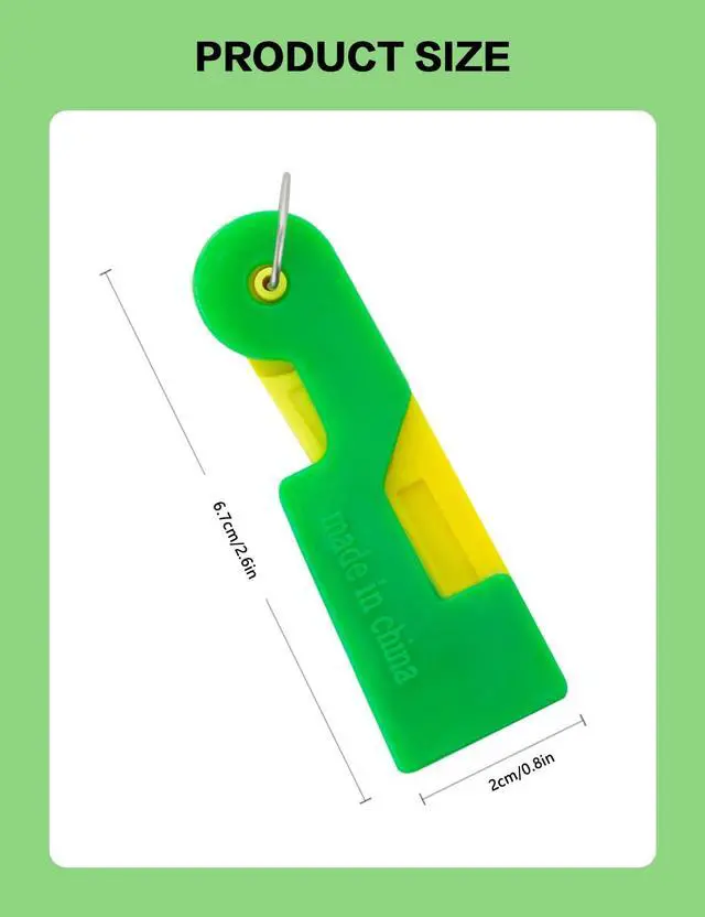 Alt view image 3 of 6 - Automatic Needle Threader,2024 Needle Threaders for Hand Sewing,Plastic Sewing Machine Needle Threade for Embroidery Cross Stitch Craft,Automatic Needle Threaders for Hand Sewing(Random Color)