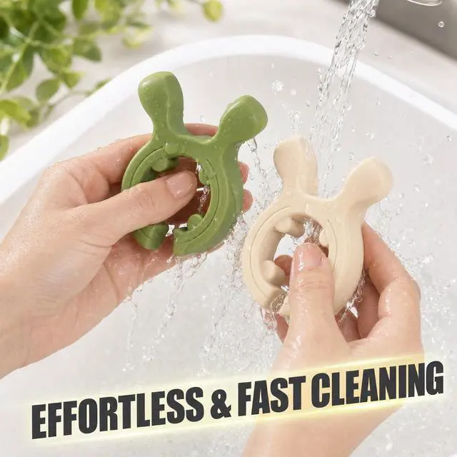 Alt view image 4 of 6 - 3PCS Silicone Pot Handle Holder & Spatula Rest, 2026 Upgraded Heat Resistant Spoon Holder for Stove Top, Anti-Scalding Utensil Rest & Steam Releaser Pot Clip, Non-Slip Kitchen Gadgets Organizer Kit