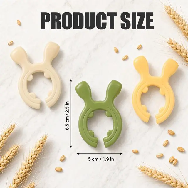 Alt view image 6 of 6 - 3PCS Silicone Pot Handle Holder & Spatula Rest, 2026 Upgraded Heat Resistant Spoon Holder for Stove Top, Anti-Scalding Utensil Rest & Steam Releaser Pot Clip, Non-Slip Kitchen Gadgets Organizer Kit