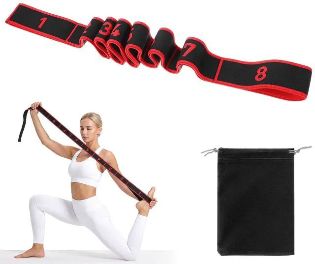 Main image of Number Stretch Workout Band Fitness Resistance Band | Stretching and Yoga, Pilates Resistance Bands