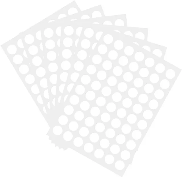 Main image of Coding Labels 3/4" Round Color-Coding Circle 1050pcs Dot Labels (White)