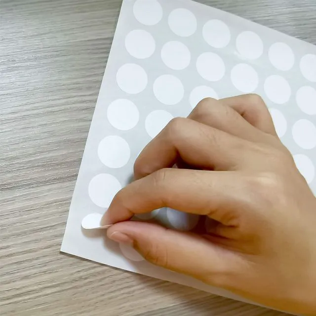 Alt view image 3 of 7 - Coding Labels 3/4" Round Color-Coding Circle 1050pcs Dot Labels (White)