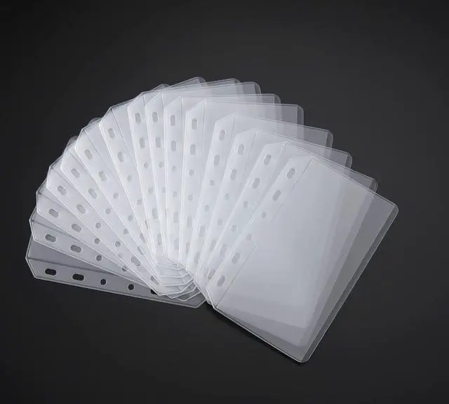 Alt view image 2 of 5 - 15pcs A7 Mini Binder Pockets with No Zippers, Zipless Budget Envelopes for Cash System, A7 Binder Pouch for 6 Ring Binder, Money Folder Organizer for Cash.