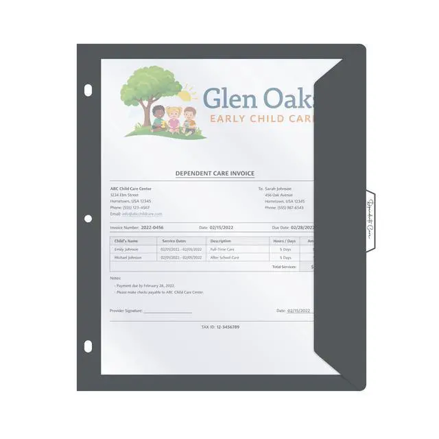 Alt view image 5 of 7 - 5-Tab Binder Pockets with Write-On Index Tabs, Assorted Colors, 8.5 x 11 Inches, 5 Pockets per Set (06650)