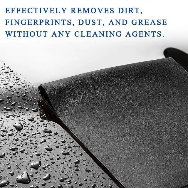 Alt view image 3 of 6 - 5 PCS Thickened Magic Cleaning Cloth, 12"×12" Microfiber Miracle Rags Reuseable Streak Free Wipes, Multipurpose Magic Cleaning Cloths for Car Kitchen Glass Window Mirror