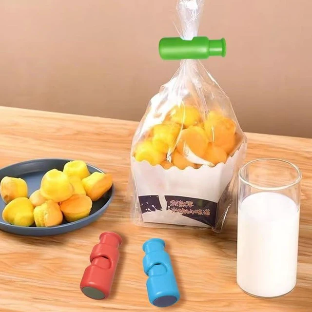 Alt view image 4 of 6 - Bag Clips, New Chip Bag Food, Reusable Grocery Bag Clips, Snack Bread Closure Clip, Food for Bags Plastic (3 Pcs)