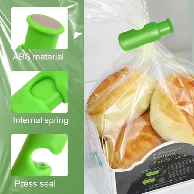 Alt view image 5 of 6 - Bag Clips, New Chip Bag Food, Reusable Grocery Bag Clips, Snack Bread Closure Clip, Food for Bags Plastic (3 Pcs)