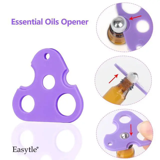 Alt view image 2 of 6 - Essential Oil Tools Essential Oil Opener Essential Oil Key Tool for Essential Oil Accessories Includes 2 Openers, 6 Droppers, 6 Funnels, 72 Labels And Brush Tools Set for Glass Roll On Bottles