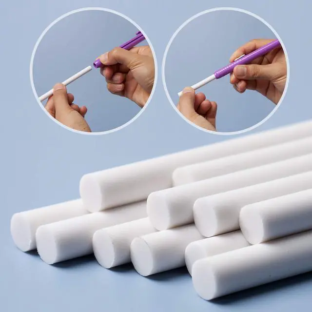 Alt view image 2 of 7 - Eraser Refill, 12 Pack, Mr. Pen Mechanical Eraser Refills | Replacement for Retractable Erasers, Smudge-Free, Non-Toxic, Ideal for Artists, Students and Office Use