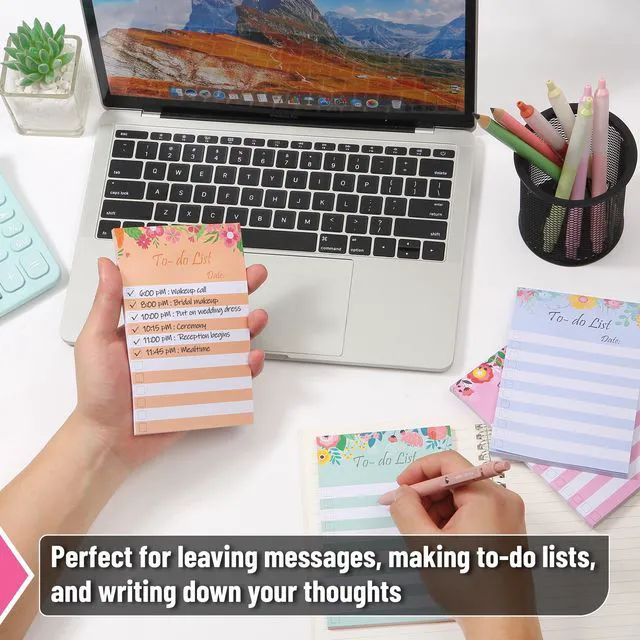 Alt view image 4 of 7 - to Do List Sticky Notes, 4 x 6, 4 Pads, 200 Sheets