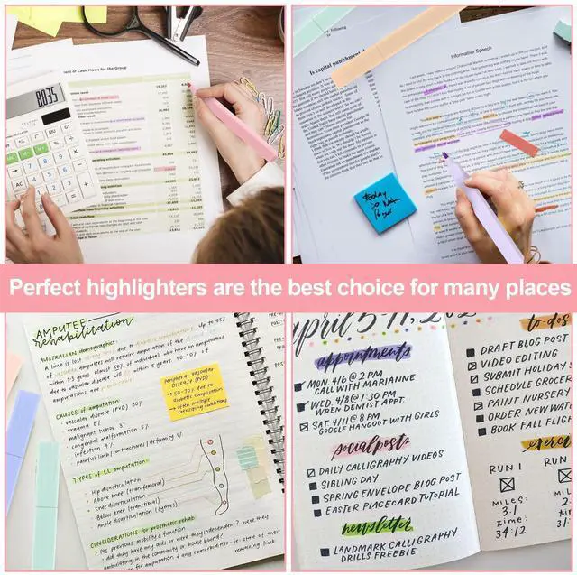 Alt view image 7 of 7 - 12pcs Bible Highlighters, Pastel Highlighter Set, No Bleed Bible Highlighters (12 Color)