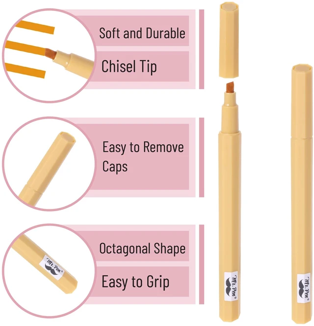 Alt view image 3 of 7 - Aesthetic Highlighters No Bleed, 6 Pack, Chisel Tip | Cute Bible Highlighters Assorted Colors for Journaling, Highlighting, Underlining, Fast Dry, Back to School Supplies