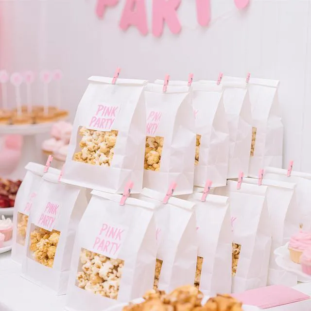 Alt view image 4 of 7 - 200PCS Pink Plastic Clothes Pins for Girl/Boy Baby Don't say Baby Shower Games, DIY Crafts, Photos 1.35 Inch Small Mini Pins, Tiny Clips for Laundry & Picture Displays Gender Reveal Party Decorations
