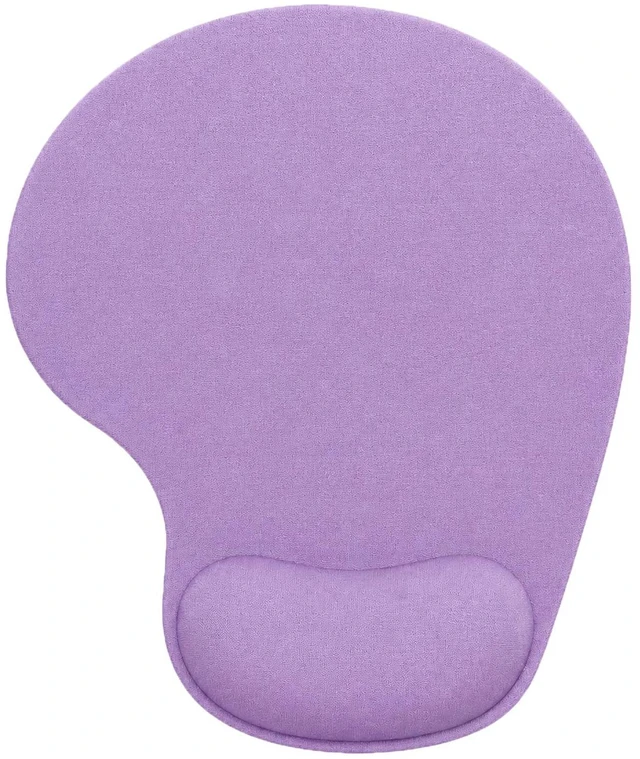 Main image of Mouse Pad with Wrist Support, Ergonomic Mouse Pads with Memory Foam Wrist Rest, Easy Typing Pain Relief, Comfortable Home Office Computer Wrist Support Pads for Working Studying Gaming, Purple