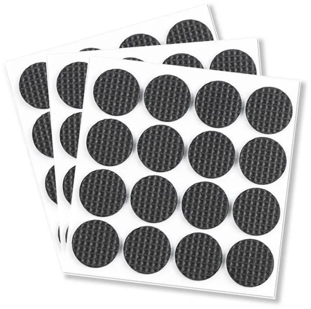 Main image of Felt Furniture Pads- 48 Premium Floor Protector Chair Felts for Feet Wood Floors Best Hardwood Protect Your Hard Floors!, Black
