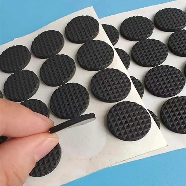 Alt view image 2 of 6 - Felt Furniture Pads- 48 Premium Floor Protector Chair Felts for Feet Wood Floors Best Hardwood Protect Your Hard Floors!, Black