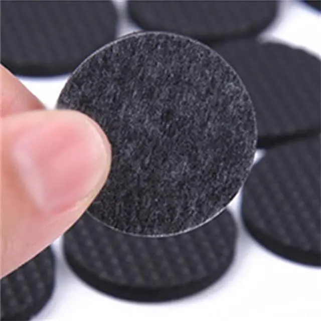 Alt view image 3 of 6 - Felt Furniture Pads- 48 Premium Floor Protector Chair Felts for Feet Wood Floors Best Hardwood Protect Your Hard Floors!, Black