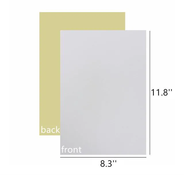 Alt view image 2 of 6 - 3PCS Self Adhesive Felt Sheets, Peel & Stick Felt Adhesive Sheets, A4 Size (8.3" x 11.8", White)