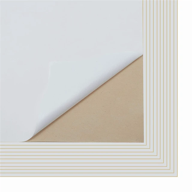 Alt view image 4 of 6 - 3PCS Self Adhesive Felt Sheets, Peel & Stick Felt Adhesive Sheets, A4 Size (8.3" x 11.8", White)