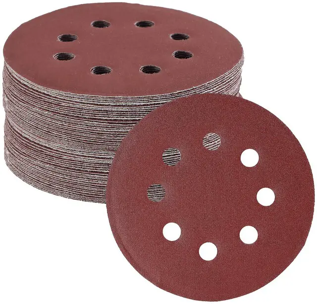 Main image of Sanding Discs, 5 Inch, 30 Pack, Assorted Grits 40 80 120 220 320 600 | Round Sandpaper Discs for Sanding Wood, Metal, Furniture, Surface Preparation & Finishing Work