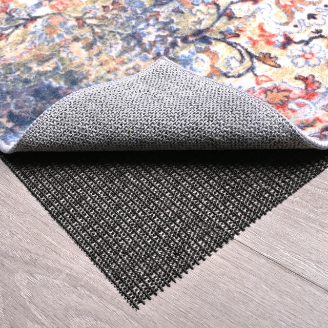 Main image of Non Slip Rug Pads for Hardwood Floors, 2x4 Rug Pad Gripper for Area Rugs, Under Carpet Anti Skid Mat, Black, Keep Your Rugs Safe and in Place