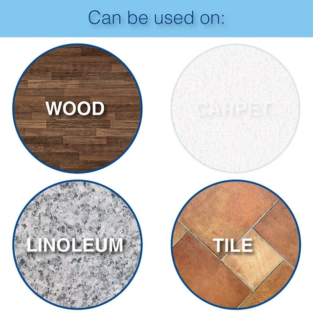 Alt view image 7 of 7 - Heavy Duty 2 Inch Felt Furniture Pads to Protect Hardwood Floors from Scratches, Linen, 6 Count