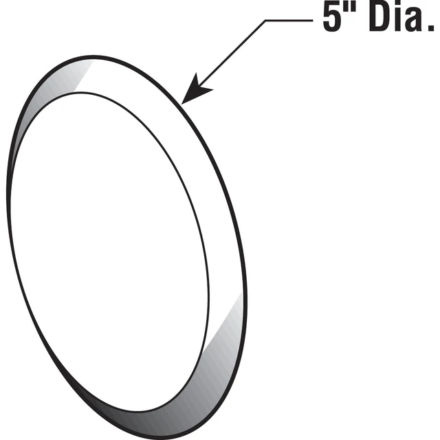 Alt view image 4 of 4 - 9268 5 In., Rigid Vinyl, Ivory, Self Adhesive Wall Protector (Single Pack)