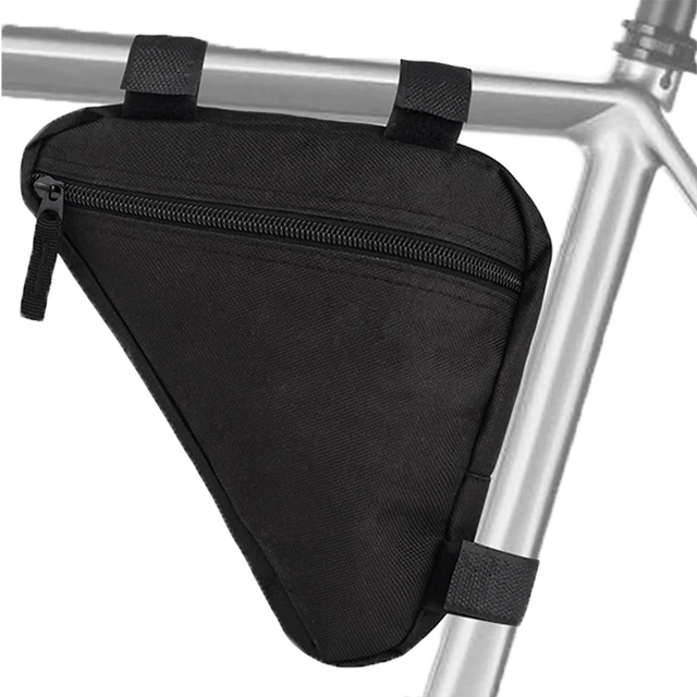 Main image of Bike Frame Bag, Mountain Bike Bag for Road and Mountain Bikes Lightweight Cycling Storage Bags (Small black)
