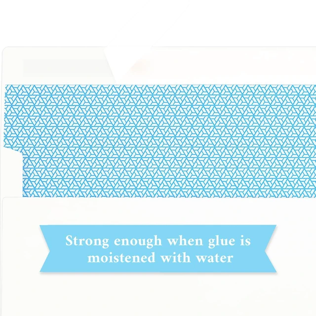 Alt view image 6 of 7 - 50 Pack #10 White Envelopes Letter Size Self-Seal for Business | Security Mailing Envelopes, 4 1/8 x 9 1/2 Inch, for Checks, Invoices, Statements, Birthday, Graduation & Wedding