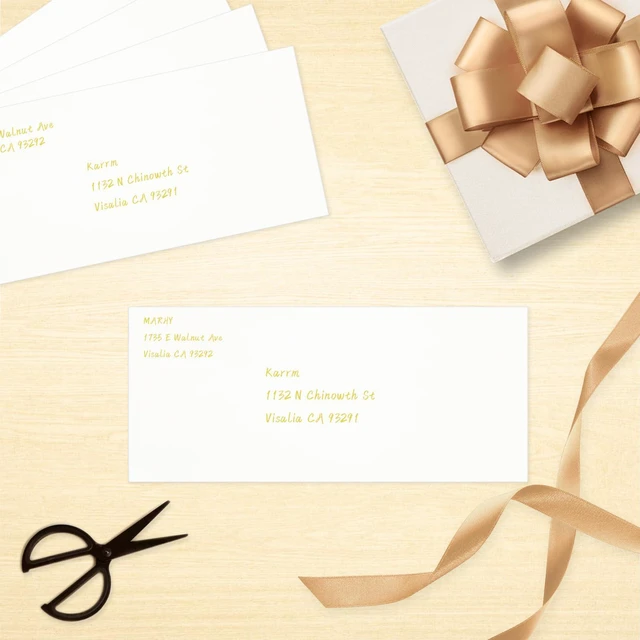 Alt view image 7 of 7 - 50 Pack #10 White Envelopes Letter Size Self-Seal for Business | Security Mailing Envelopes, 4 1/8 x 9 1/2 Inch, for Checks, Invoices, Statements, Birthday, Graduation & Wedding