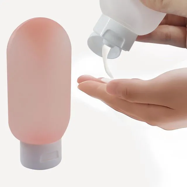 Alt view image 4 of 7 - 4pcs 60ml Travel Bottles, Containers for Toiletries | Transparent Color, Leakproof, Squeezable, Refillable Containers, For Shampoo & Lotion