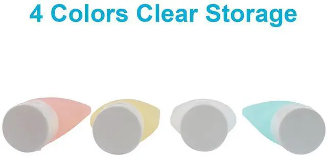 Alt view image 5 of 7 - 4pcs 60ml Travel Bottles, Containers for Toiletries | Transparent Color, Leakproof, Squeezable, Refillable Containers, For Shampoo & Lotion